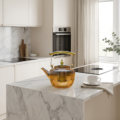 Théière en verre design
