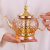Théière en verre avec filtre et piston