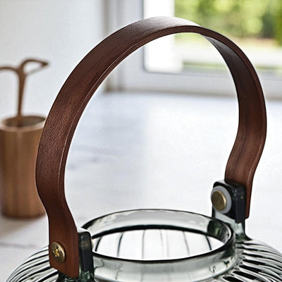 Théière en verre fleur de thé