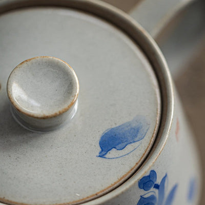 Théière vintage bleu