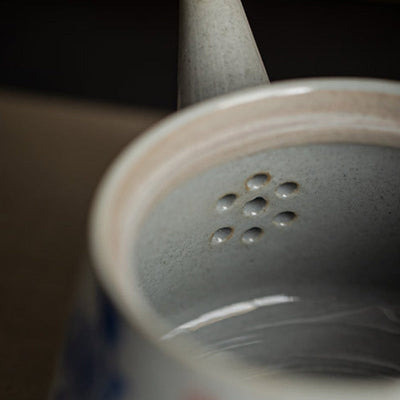 Théière vintage bleu