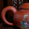 Théière vintage rouge