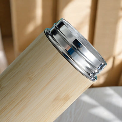 Thermos isotherme bambou