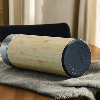 Thermos isotherme bambou