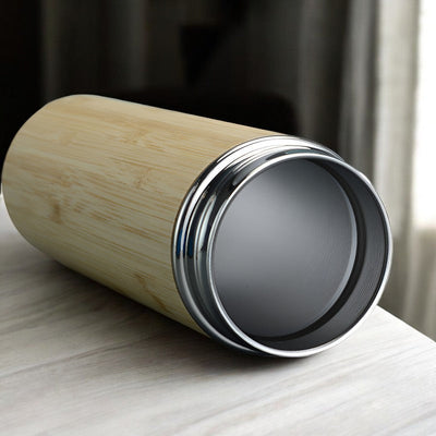 Thermos isotherme bambou