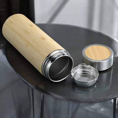 Thermos isotherme bambou