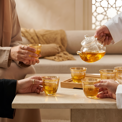 Verre à thé arabe