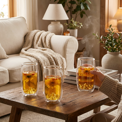 Verre à thé double paroi