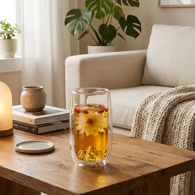 Verre à thé double paroi