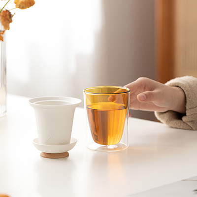Verre à thé avec infuseur