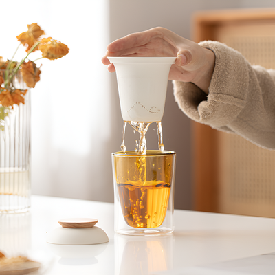 Verre à thé avec infuseur