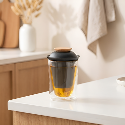 Verre à thé avec infuseur