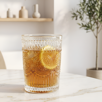 Verre à thé marocain transparent