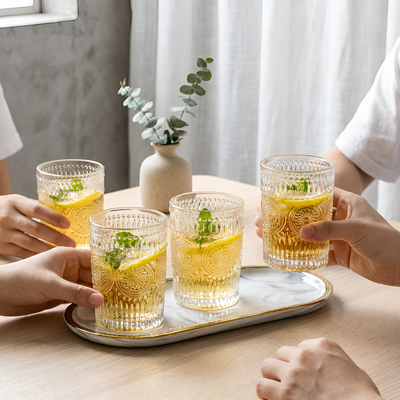 Verre à thé marocain transparent