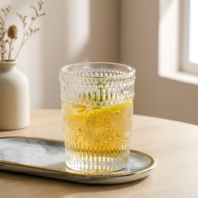 Verre à thé marocain transparent