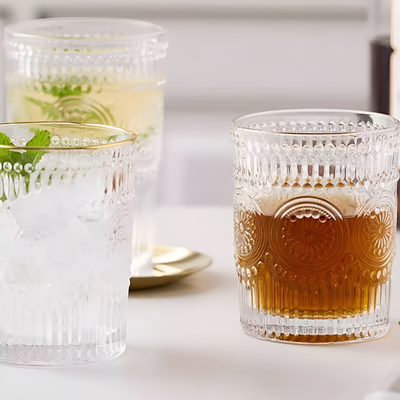 Verre à thé marocain transparent